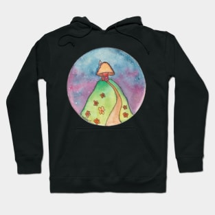 Mushroom House on A Hill Hoodie